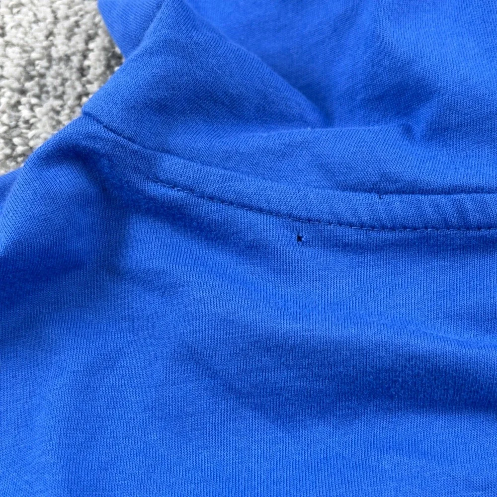 Polo Ralph Lauren Hoodie Mens Medium Blue Graphic 1967 Long Sleeve T-Shirt